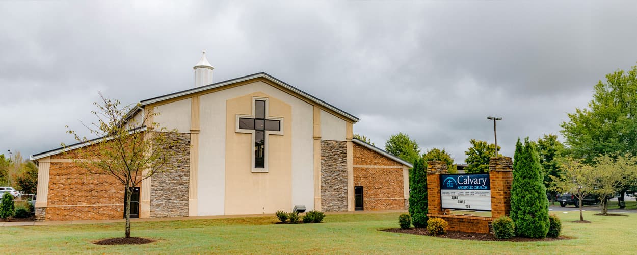 Calvary give banner