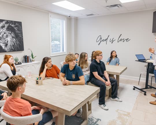 Youth ministry group